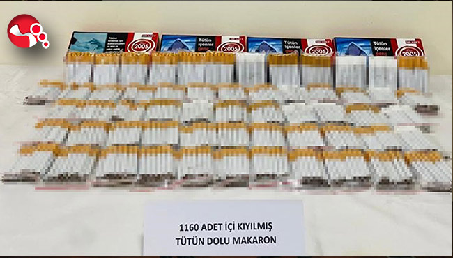 58 paket makarona el konuldu
