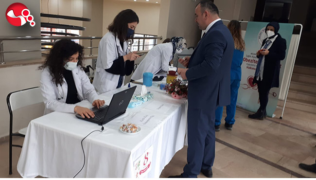 Belediye çalışanları sağlık taramasından geçirildi