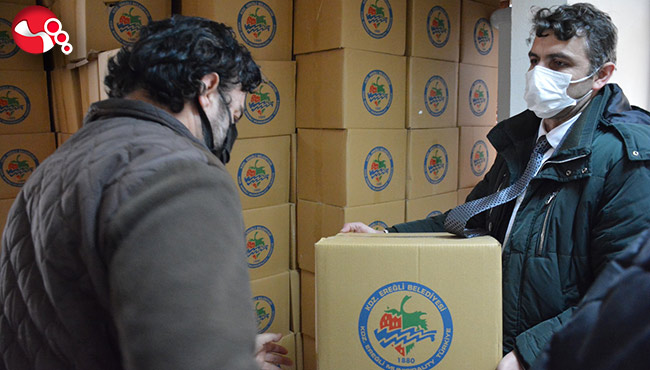 KDZ. EREĞLİ BELEDİYESİ, BİN 500 AİLEYE GIDA YARDIMINDA BULUNUYOR