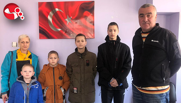 Ukrayna'dan kaçan aileye işadamı sahip çıktı