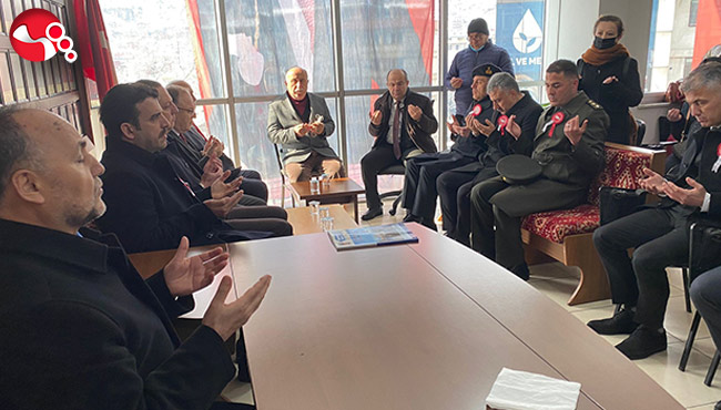 Şehitler için dualar edildi
