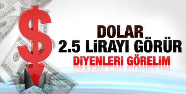 DOLAR TL KARŞISINDA SON BİR YILIN EN DÜŞÜK DÜZEYİNDE