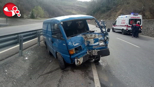 Bariyerlere çarparak durabildi!..