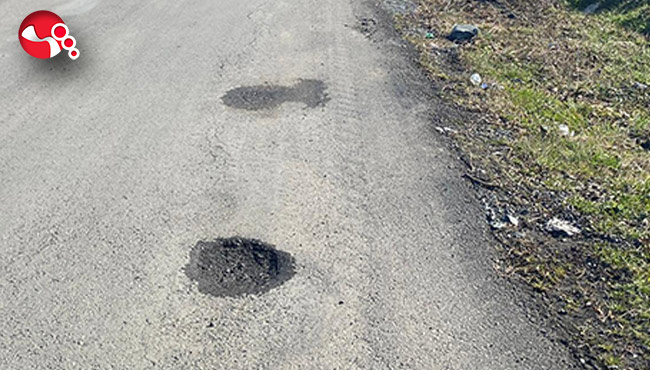 Bu yol kazalara davetiye çıkarıyor!!!