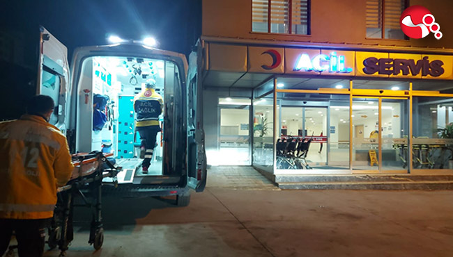 Motosikletli kurye çarptı!..