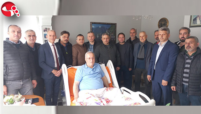 Mehmet Azman'a moral ziyaretleri...