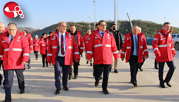Bakan Dönmez, Filyos Limanı’nda incelemelerde bulundu