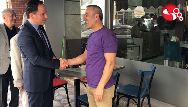 Yavuzyılmaz, Kozlu esnafını ziyaret etti, vatandaşın sorunlarını dinledi