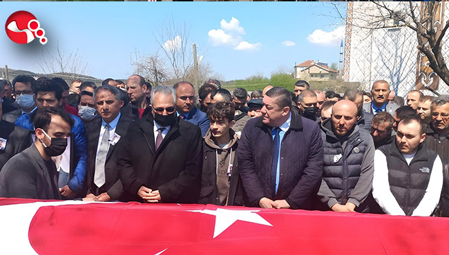 Hayatını kaybeden madenci son yolculuğuna uğurlandı