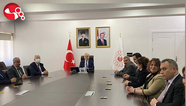 Vali Tutulmaz, Akça ve Heyetini kabul etti