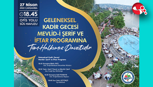 “Kadir Gecesi’nde 15 bin kişilik iftar sofrası kuracağız...”