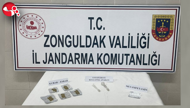 Kubar esrar ve metamfetamin ele geçirildi!!!