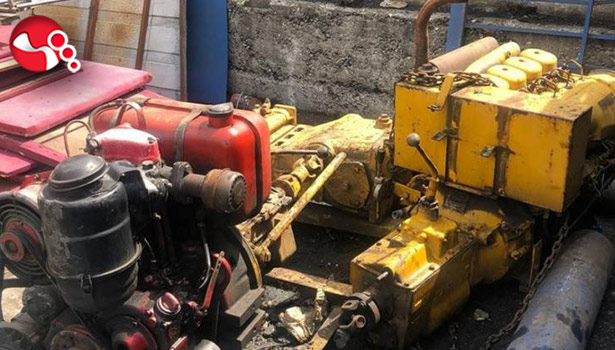 Kamyon ve sondaj makinesi çalmışlardı