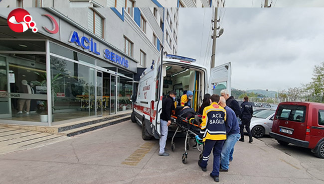 Merdivenlerden düştü, hastaneye kaldırıldı!..