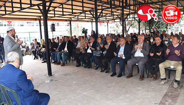 Mevlid programına yoğun katılım...