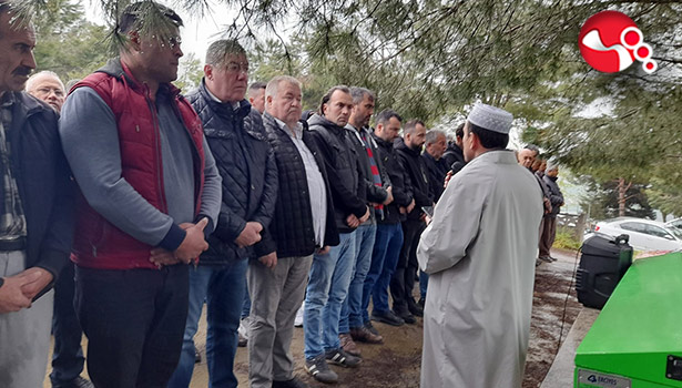 Kazada ölen sürücü toprağa verildi