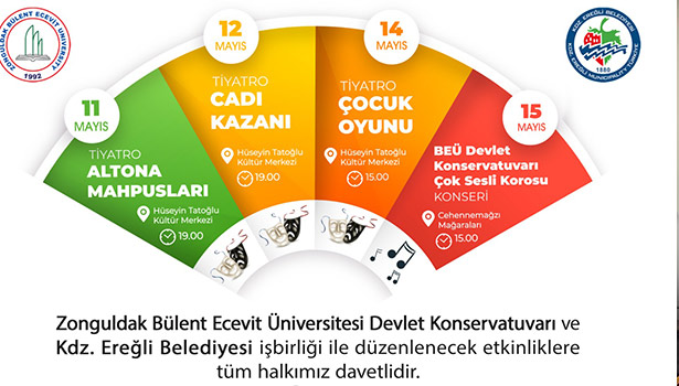 Mayıs ayı etkinlik takvimi açıklandı