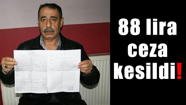ÖTEN HOROZ İÇİN 88 LİRA CEZA KESİLDİ