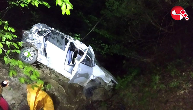 Uçurumdan yuvarlandı