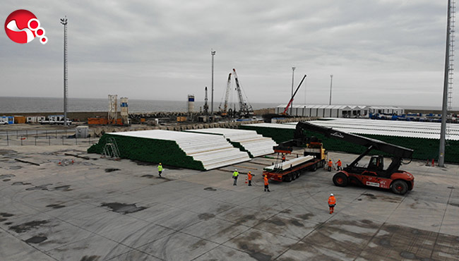 Karadeniz gazının karaya çıkartılma çalışmaları sürüyor