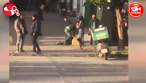 Defalarca yumrukladı: İşte o anlar!..