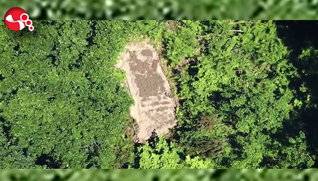 O Operasyon Dronla havadan görüntülendi