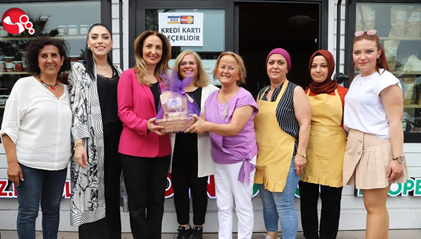 Genel Başkan Aylin Nazlıaka'dan Kadın Gücü Kooperatifi'ne övgüler...