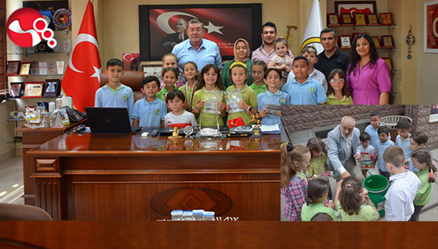 Minik öğrenciler anlamlı projeyi tamamlayıp teslim ettiler