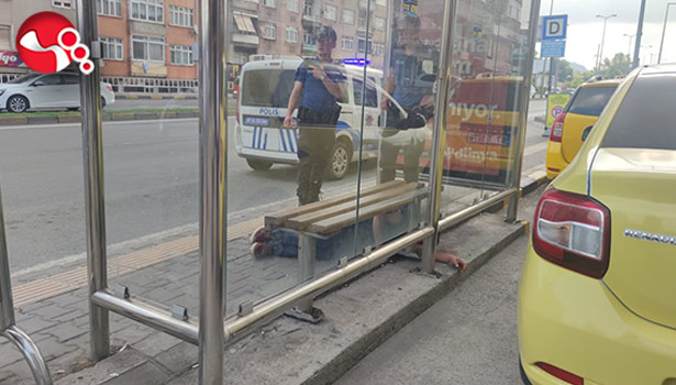 Yerde yatan şahıs ihbarı...