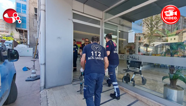 Otomobil ile Motosikletli çarpıştı!...