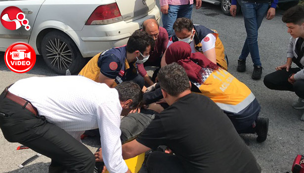 Acılar içinde sevgilisiyle konuşmaya çalıştı!!!