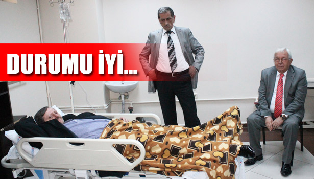 HASTANEDE ZİYARET ETTİLER