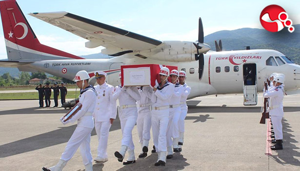 Şehit Fatih Özkaya’nın naaşı Zonguldak'tai