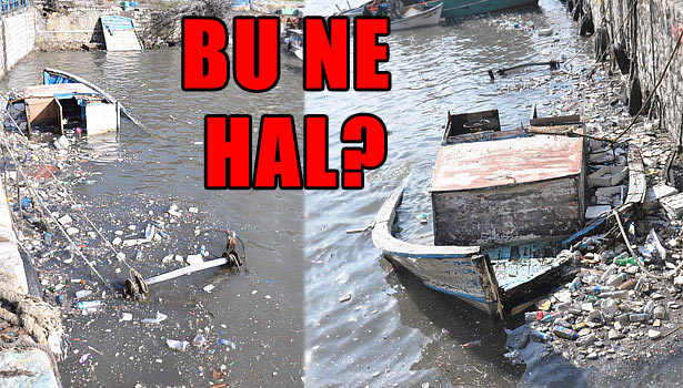 ÇÖPLERİN ARASINDA BALIĞA HAZIRLIK