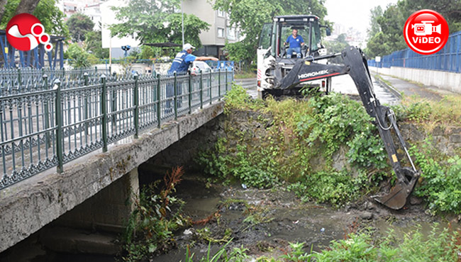 Belediyeden su taşkınlarına karşı önlem...