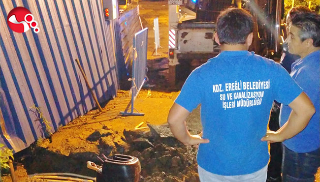 Kuvvetli yağış, Kdz. Ereğli’de etkili oldu