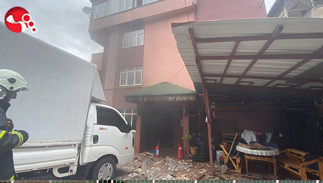 Terakki Mahallesinde yangın paniği