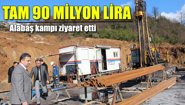 MTA SONDAJ KAMPINI ZİYARET ETTİ