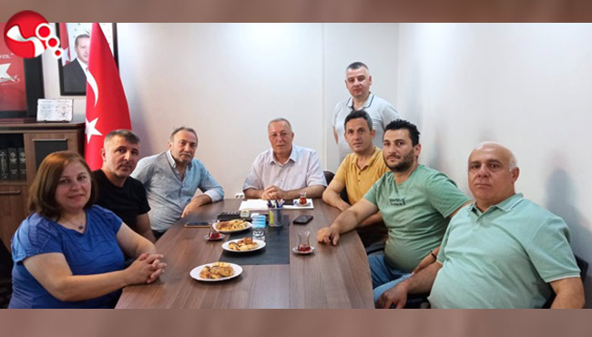 Başkam Azman'a geçmiş olsun ziyareti...