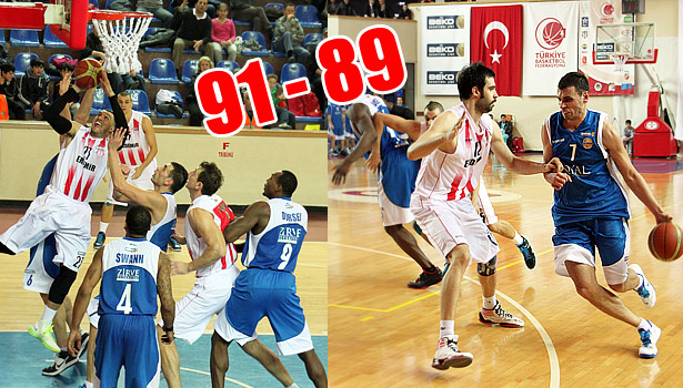 ERDEMİR SPOR: 91 ROYAL HALI GAZİANTEP BÜYÜKŞEHİR BELEDİYE: 89