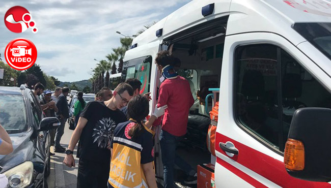 Makas attı,hastanelik oldu!..