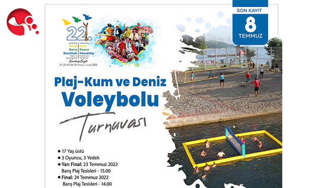 Plaj-kum ve deniz voleybolu turnuvası...