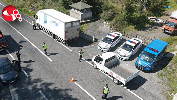 Dronlu Trafik Uygulaması...