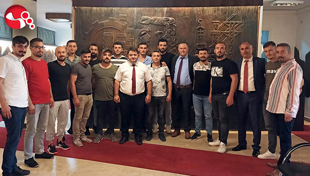 Merkez Atölyesi çalışanlarından GMİS’e ziyaret