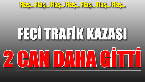 TRAFİK KAZASI: 2 ÖLÜ, 2 YARALI