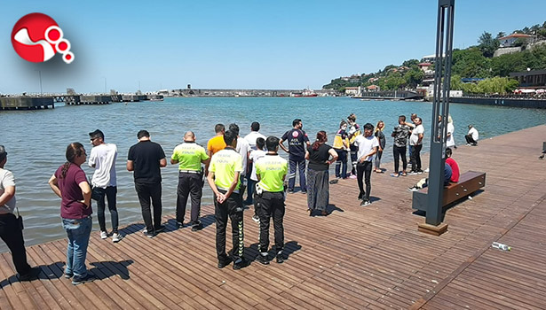 Denizde kayboldu