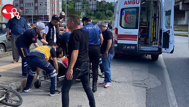 Bisiklet turu hastanede bitti!..