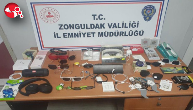 Hırsızlık yapan zanlılar yakalandı...