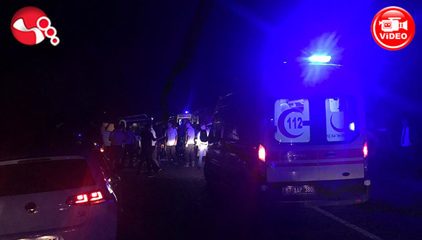 Kafa kafaya çarpıştılar: 2 ağır yaralı!