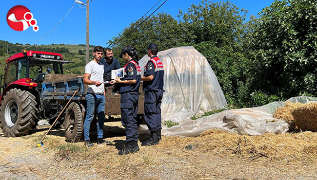 Anız yangınlarına karşı uyarıldılar